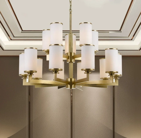 Pendant AHERN 15 Lights SOLID BRS