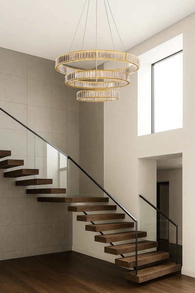 Pendant lamp Crystal Ring 3 GL Remote 2.4GHz