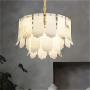 Pendant lamp Farlete S16 Alabaster Spanish Marble D80 BRS
