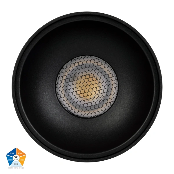 Surface downlight Nella 12V 24W 5CCT LED BLK