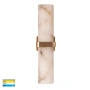 Wall light Spanish Alabaster Glass Up & Down G9 18W BRS
